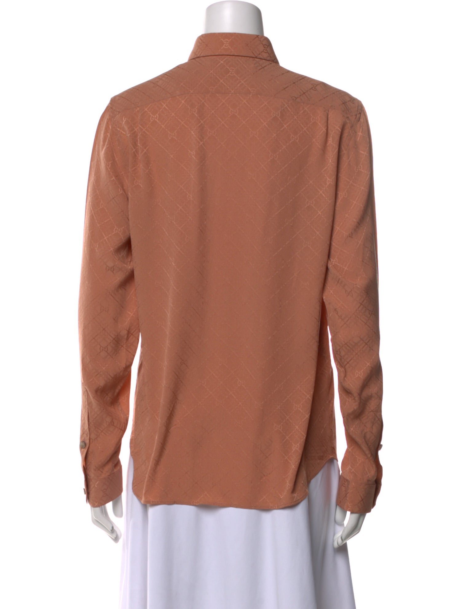 Gucci 2020 Silk Button-Up Top